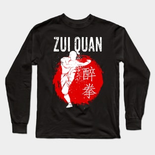 Zui Quan Drunken Boxing Martial Arts Training Outfit Long Sleeve T-Shirt